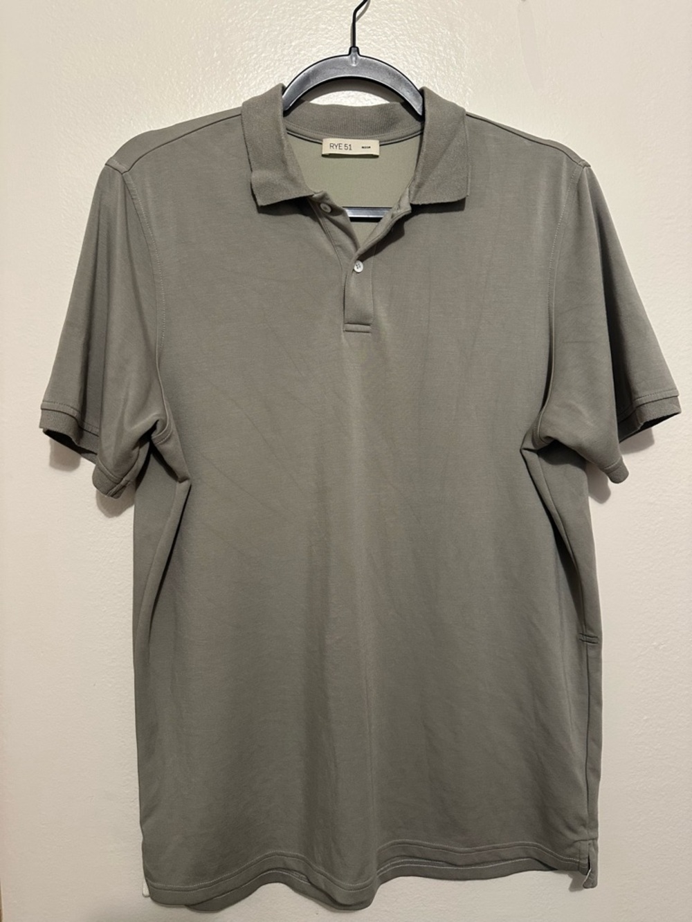 RYE 51 Men's Olive Green M Polo Shirt